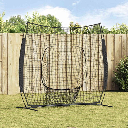 Beisbolas ir softbolas Juoda 250 x 106 x 209 cm Poliesteris
