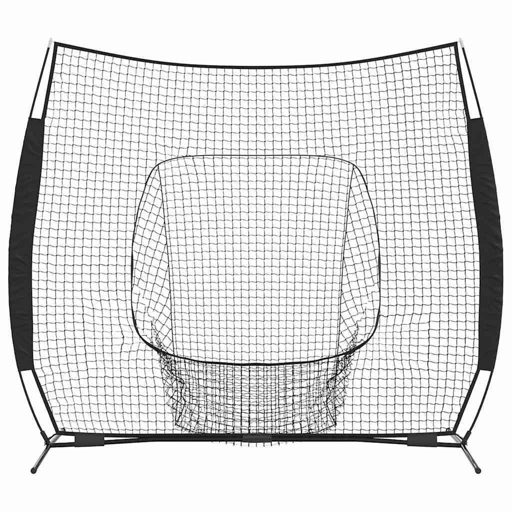 Beisbolas ir softbolas Juoda 250 x 106 x 209 cm Poliesteris