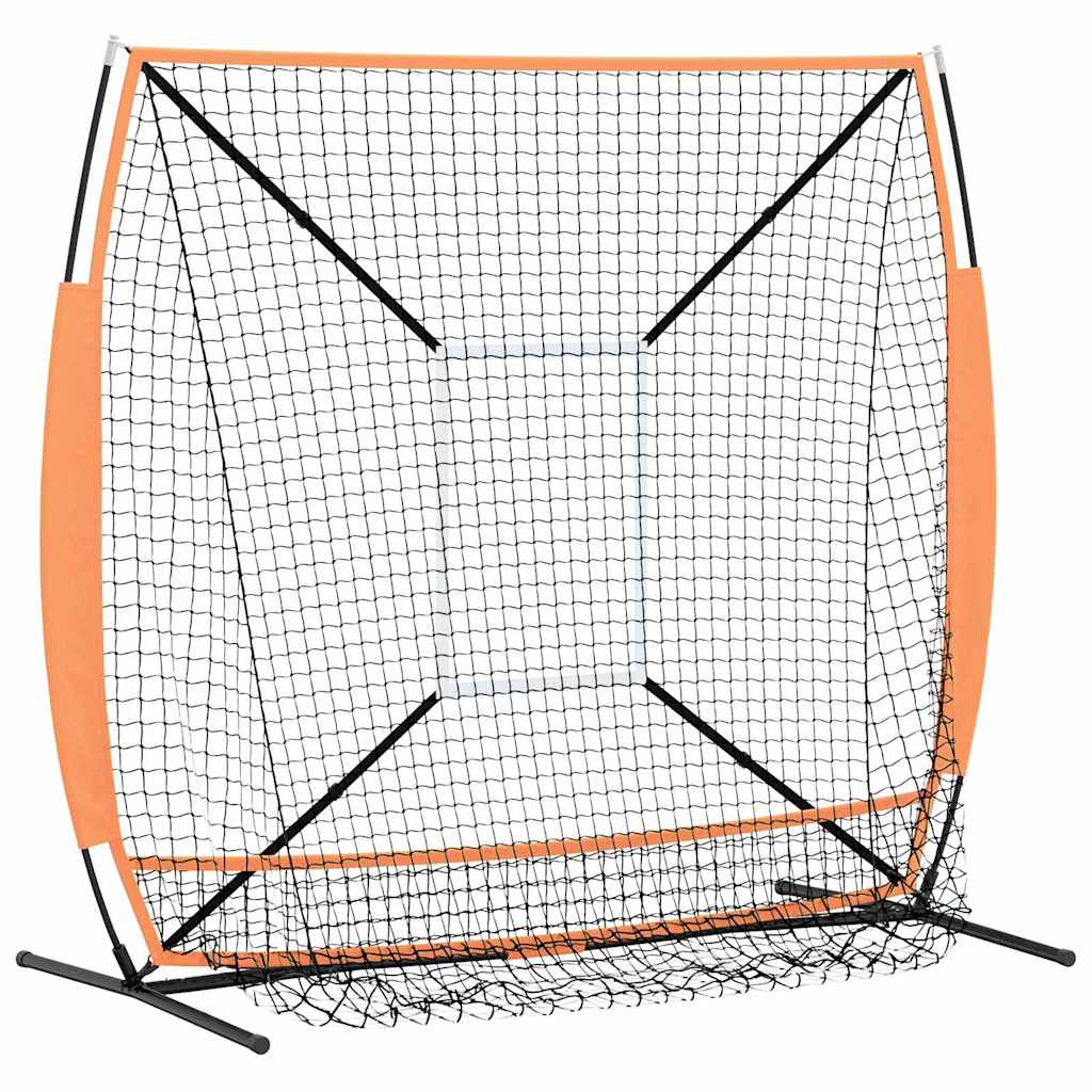 Beisbolas ir softbolas Juoda 180 x 90 x 153 cm Poliesteris