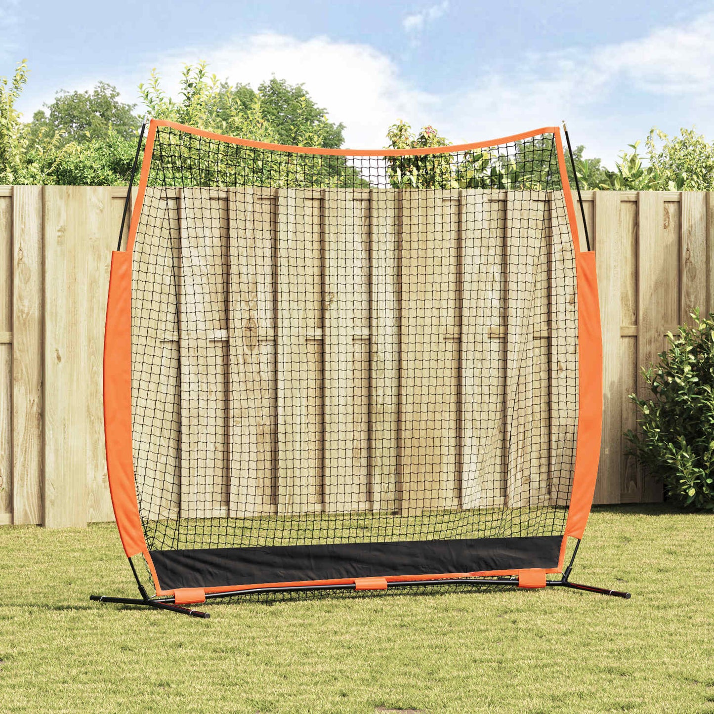 Beisbolo treniruočių tinklas Juoda 250 x 106,5 x 210 cm