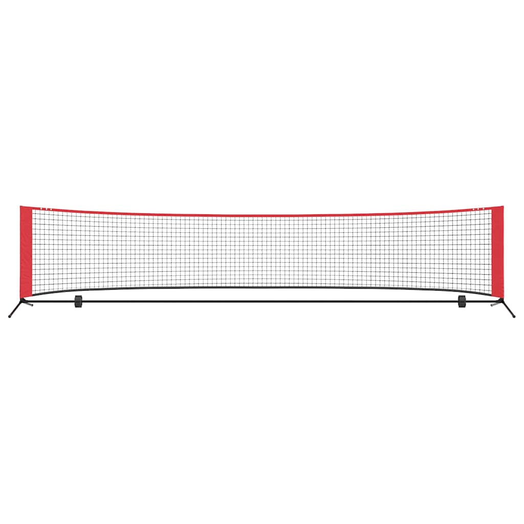 Teniso tinklas Juoda ir raudona 396 x 92 x 87 cm Poliesteris
