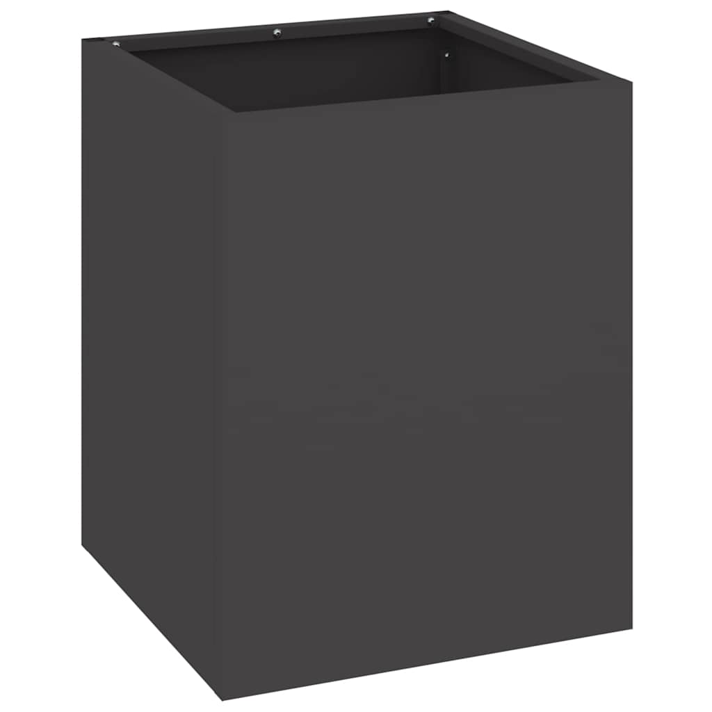 Sodo vazonas Juoda 32 x 32 x 40 cm Šaltai valcuotas plienas