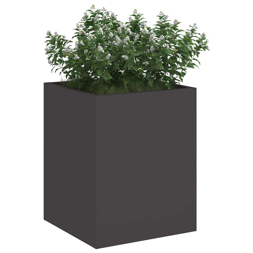 Sodo vazonas Juoda 32 x 32 x 40 cm Šaltai valcuotas plienas