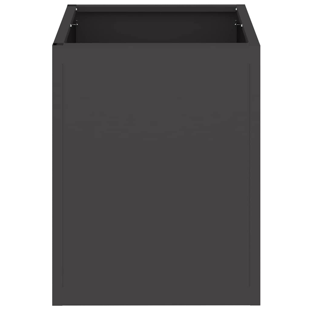 Sodo vazonas Juoda 32 x 32 x 40 cm Šaltai valcuotas plienas
