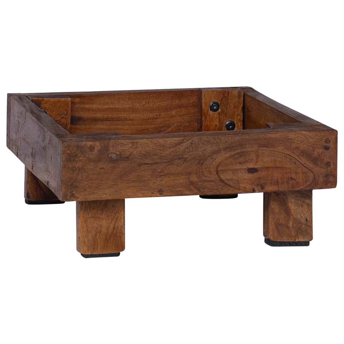 Augalų stovas 3 pcs Ruda Mahogany Medis