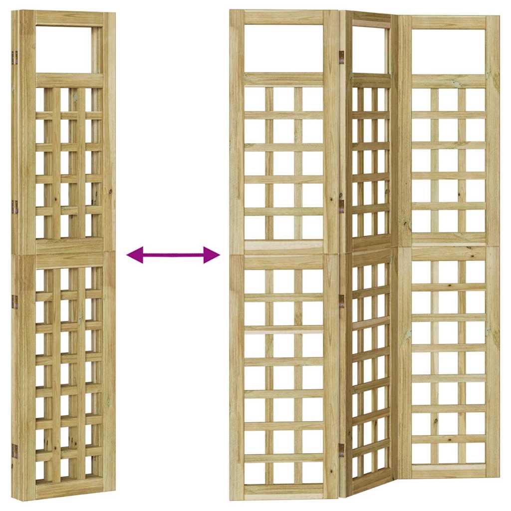 Lauko ekranas 120x180 cm Impregnuota pušies mediena