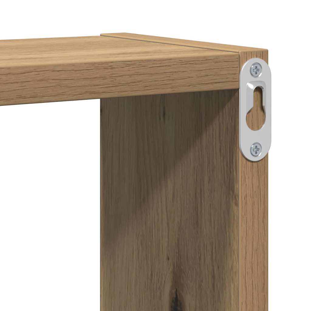 Sienos kubas artisano ąžuolo 96 x 12 x 64 cm Apdirbta mediena