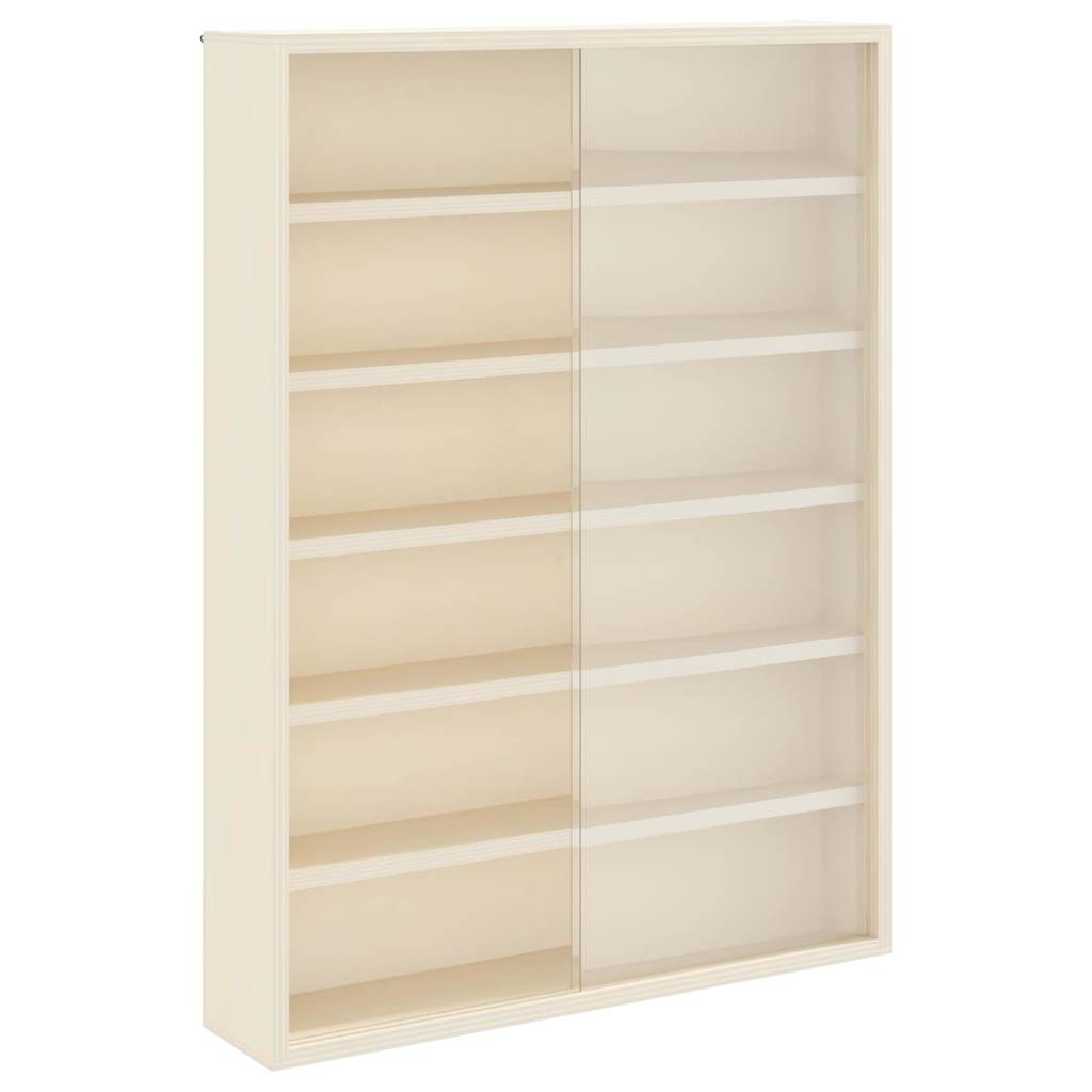 Sieninis vitrina su lentyna Smėlio 40 x 8,5 x 54 cm fanera