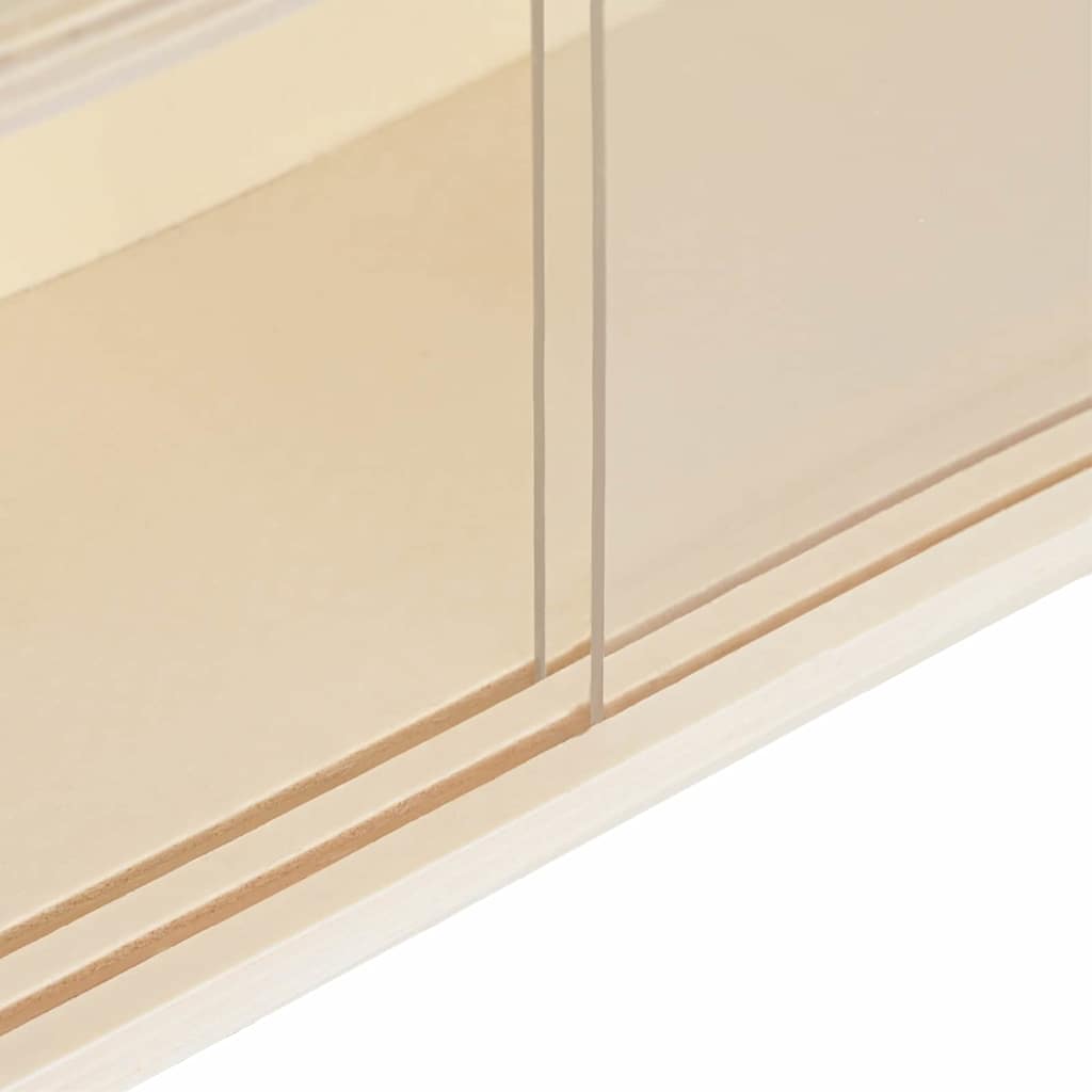 Sieninis vitrina su lentyna Smėlio 60 x 8,5 x 54 cm fanera
