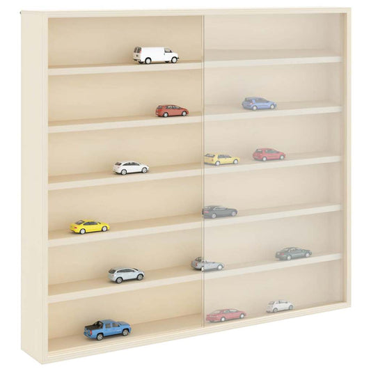 Sieninis vitrina su lentyna Smėlio 60 x 8,5 x 54 cm fanera