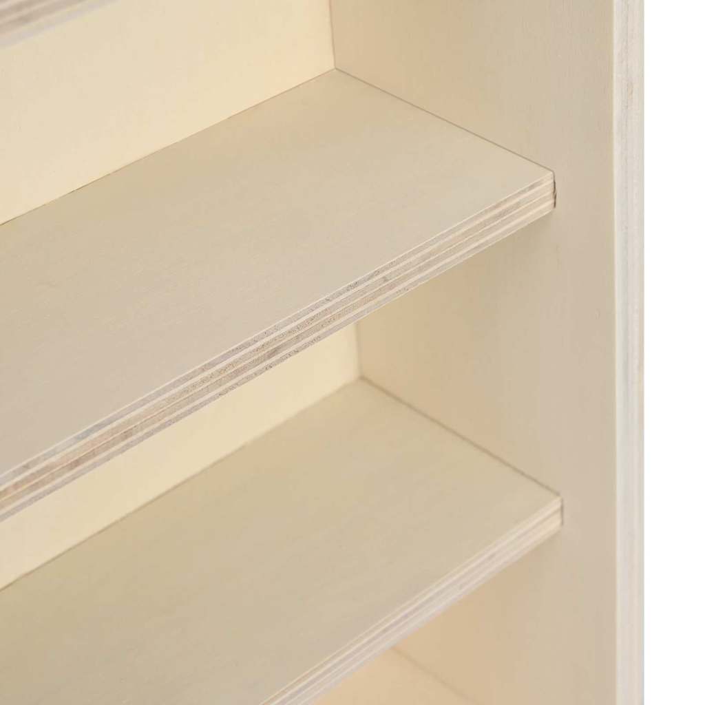 Sieninis vitrina su lentyna Smėlio 80 x 8,5 x 54 cm fanera