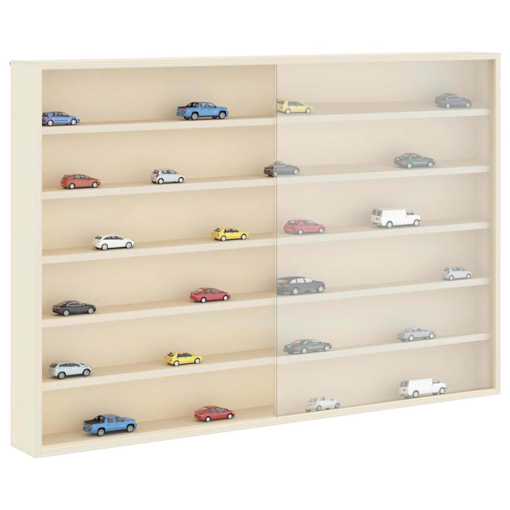 Sieninis vitrina su lentyna Smėlio 80 x 8,5 x 54 cm fanera