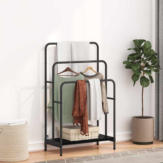 Drabužių stalčius su lentyna juoda ąžuolo 60 x 30 x 100.5 cm