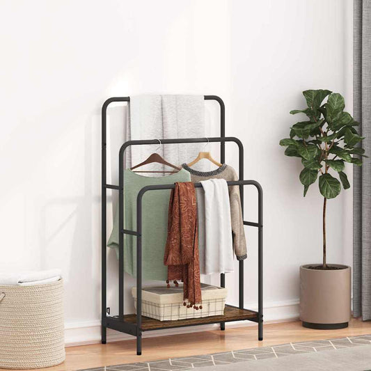 Drabužių stalčius su lentyna Dūminis ąžuolas 60 x 30 x 100.5 cm