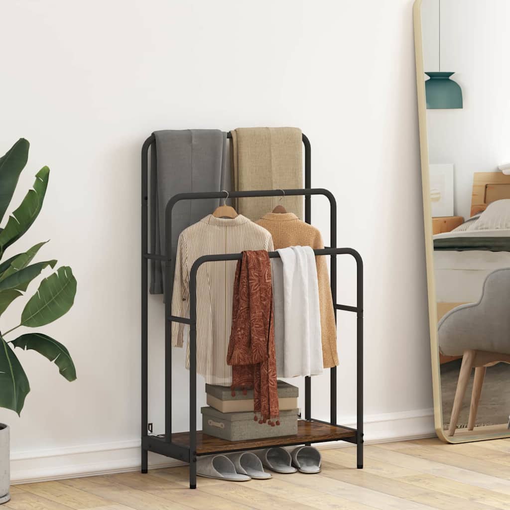 Drabužių stalčius su lentyna Dūminis ąžuolas 60 x 30 x 100.5 cm