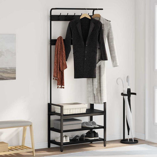 Paltas Kita juoda ąžuolo 75 x 34 x 184 cm Apdirbta mediena