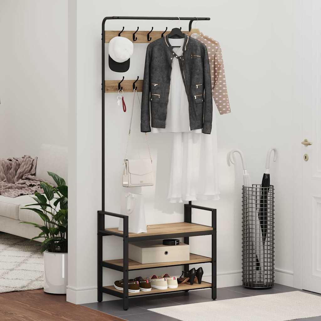 Paltas Kita artisano ąžuolo 75 x 34 x 184 cm Apdirbta mediena