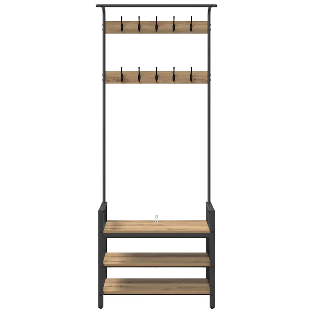 Paltas Kita artisano ąžuolo 75 x 34 x 184 cm Apdirbta mediena