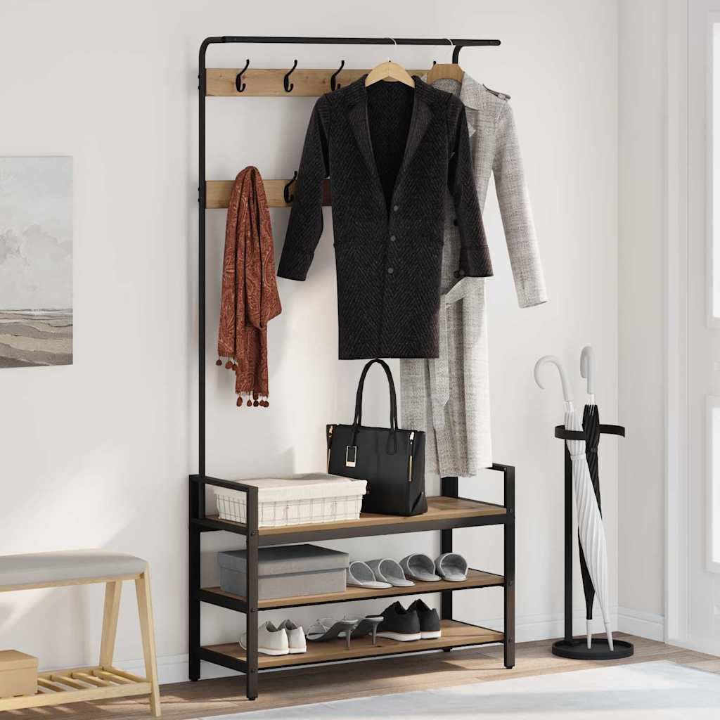 Paltas Kita artisano ąžuolo 95 x 34 x 184 cm Apdirbta mediena