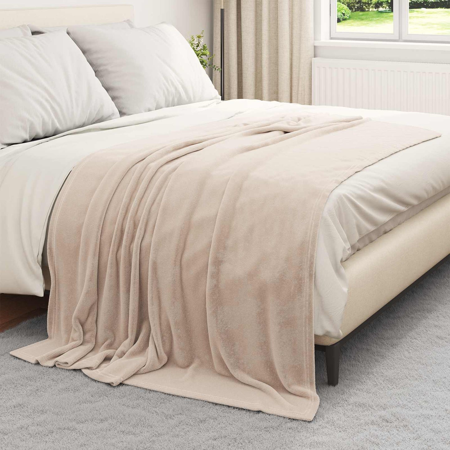 Mesti antklodės 6 pcs Smėlio 150 x 200 cm Flysas