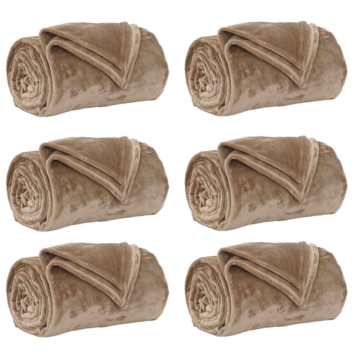 Mesti antklodės 6 pcs Kupranugario 130 x 150 cm Flysas