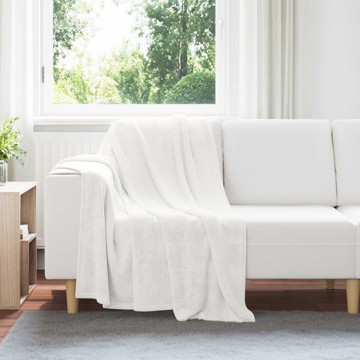 Mesti antklodės 6 pcs Balta 130 x 150 cm Flysas
