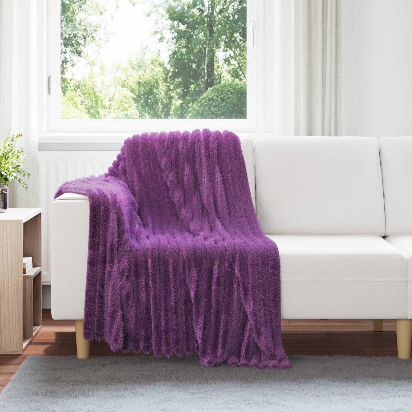 Apklotas Violetinė 150 x 130 cm Flysas