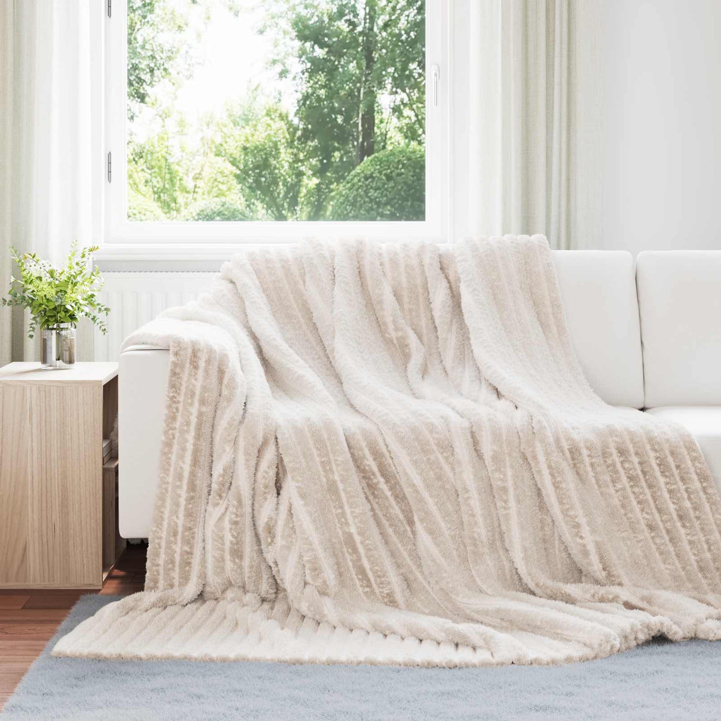 Mesti antklodės 6 pcs Smėlio 270 x 240 cm Flysas