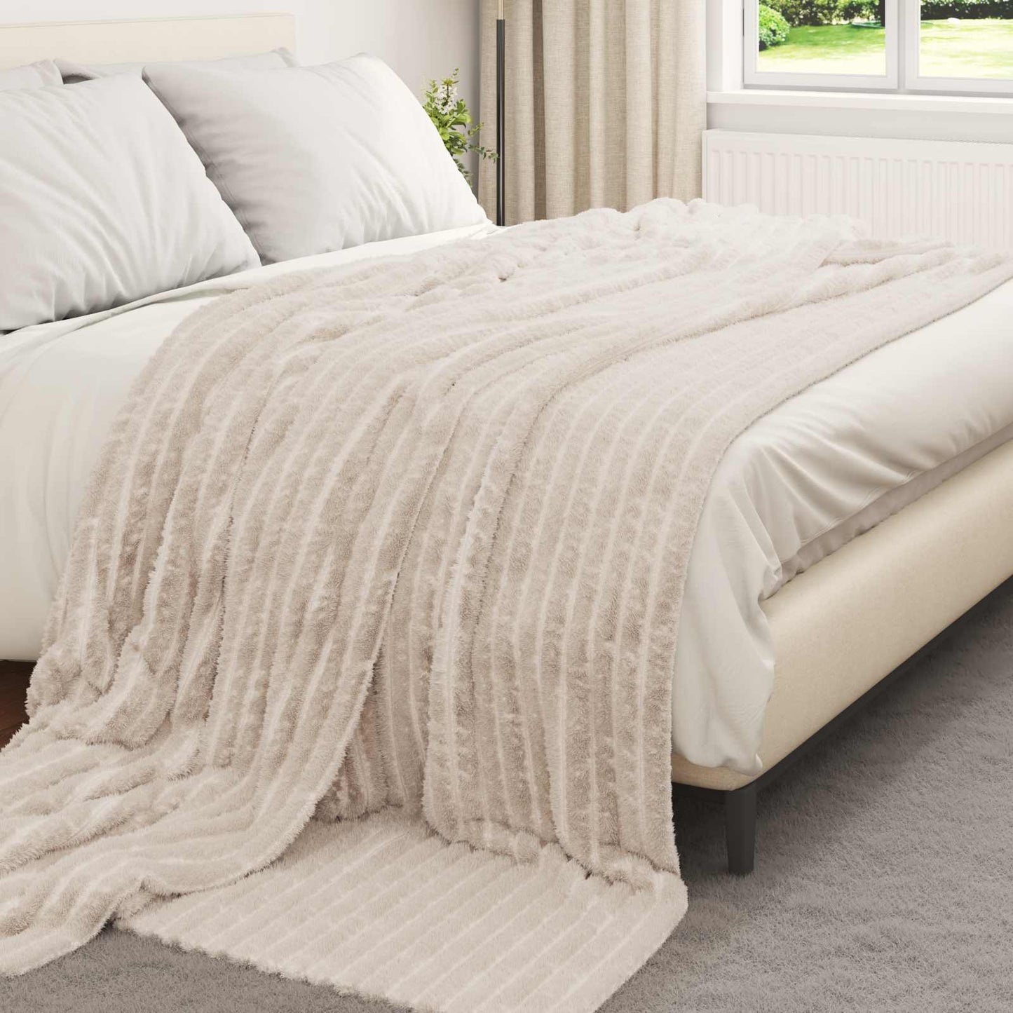 Mesti antklodės 6 pcs Smėlio 270 x 240 cm Flysas