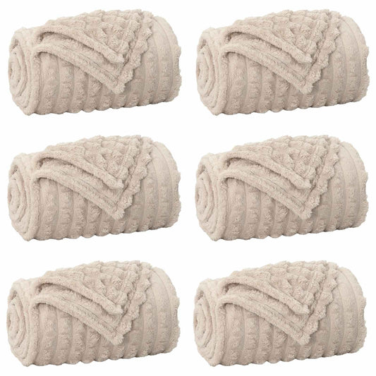 Mesti antklodės 6 pcs Smėlio 270 x 240 cm Flysas