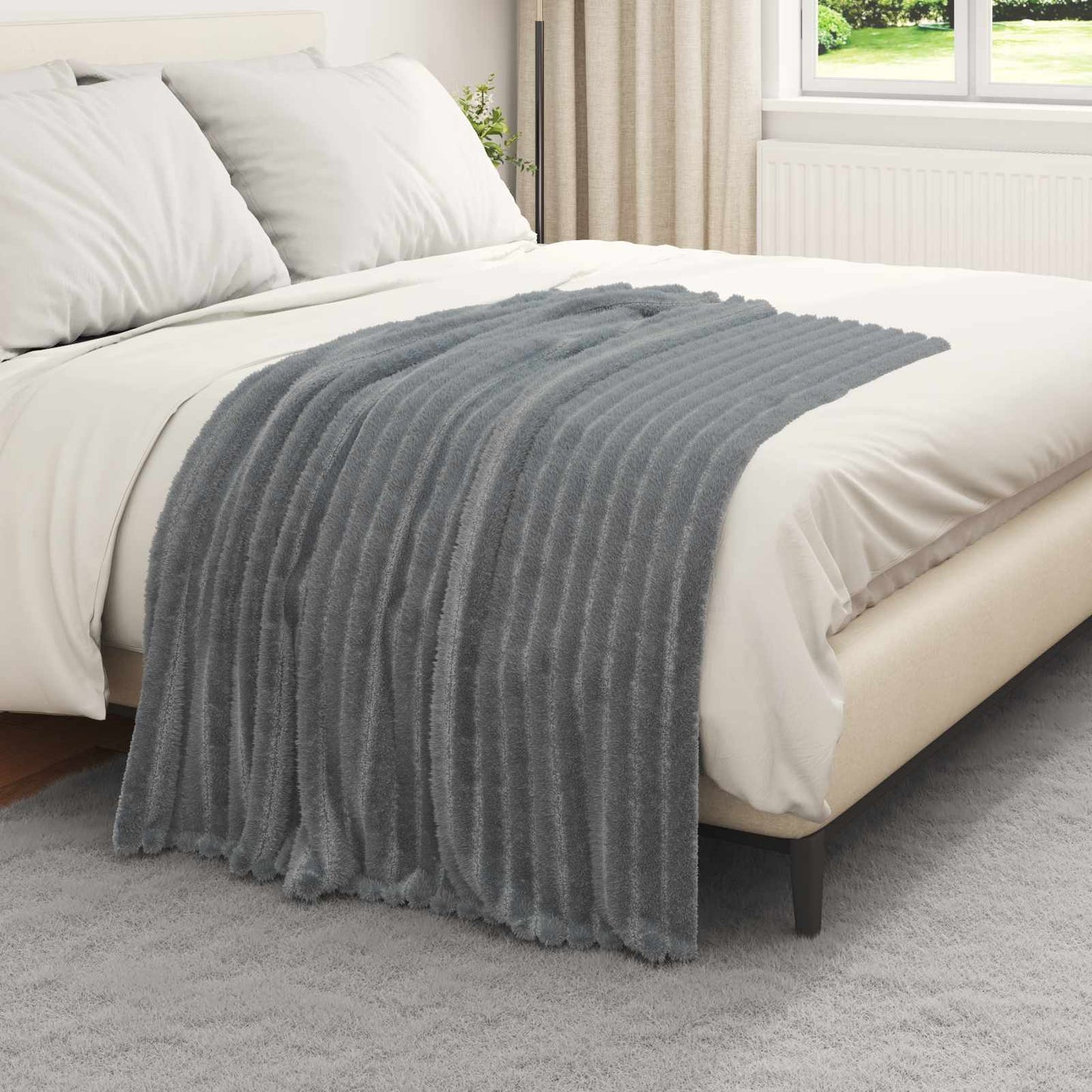 Mesti antklodės 6 pcs Tamsiai pilka 150 x 130 cm Flysas