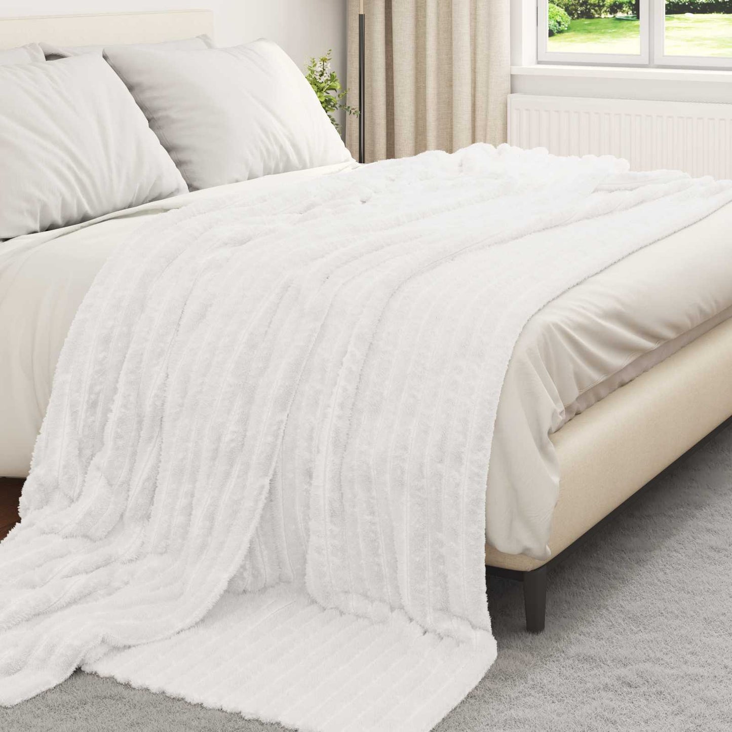 Mesti antklodės 6 pcs Balta 240 x 220 cm Flysas