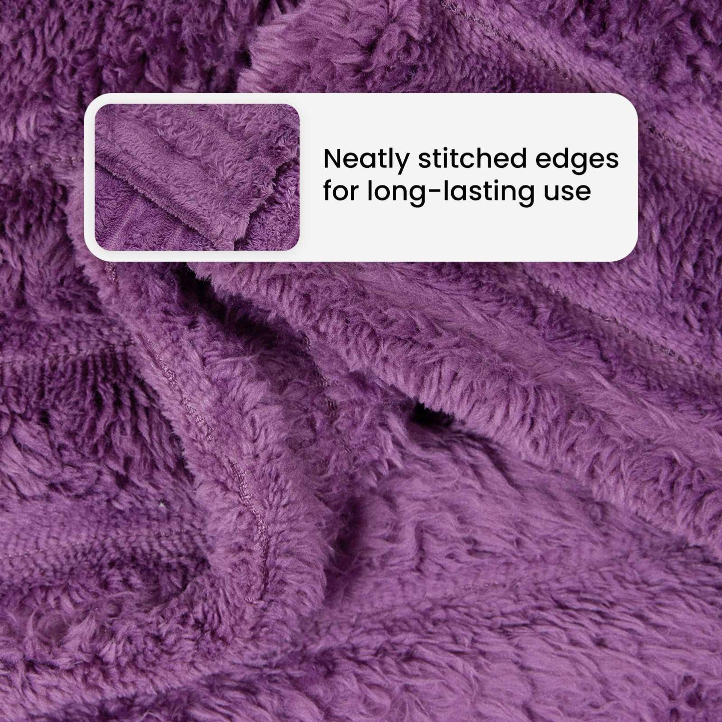 Mesti antklodės 6 pcs Violetinė 150 x 130 cm Flysas