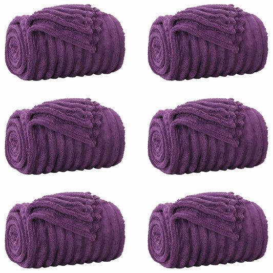 Mesti antklodės 6 pcs Violetinė 240 x 220 cm Flysas