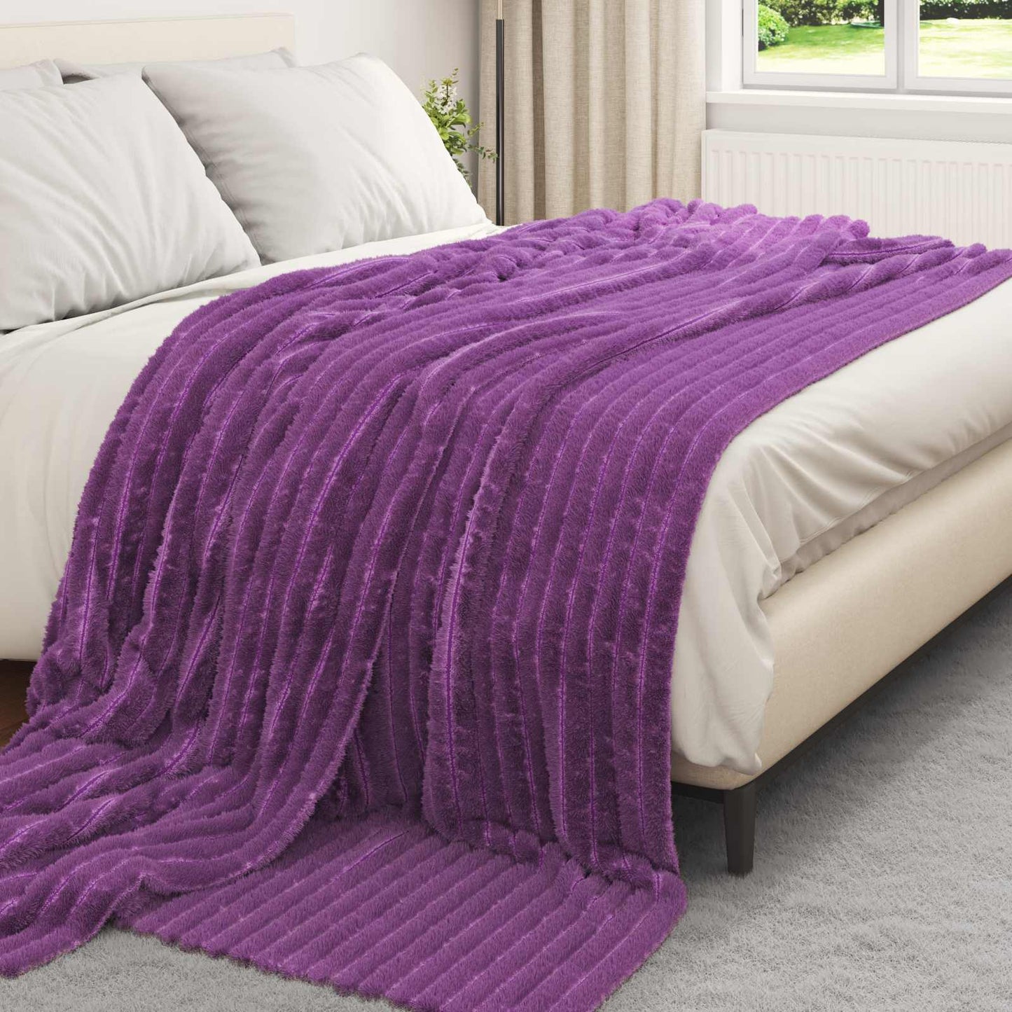 Mesti antklodės 6 pcs Violetinė 270 x 240 cm Flysas