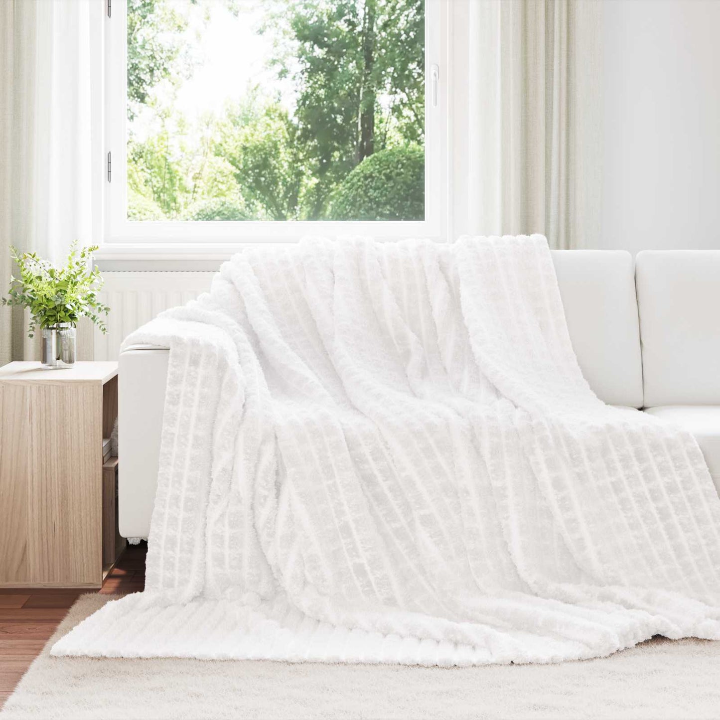 Apklotas Balta 240 x 220 cm Flysas