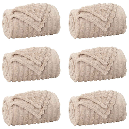 Mesti antklodės 6 pcs Smėlio 200 x 150 cm Flysas