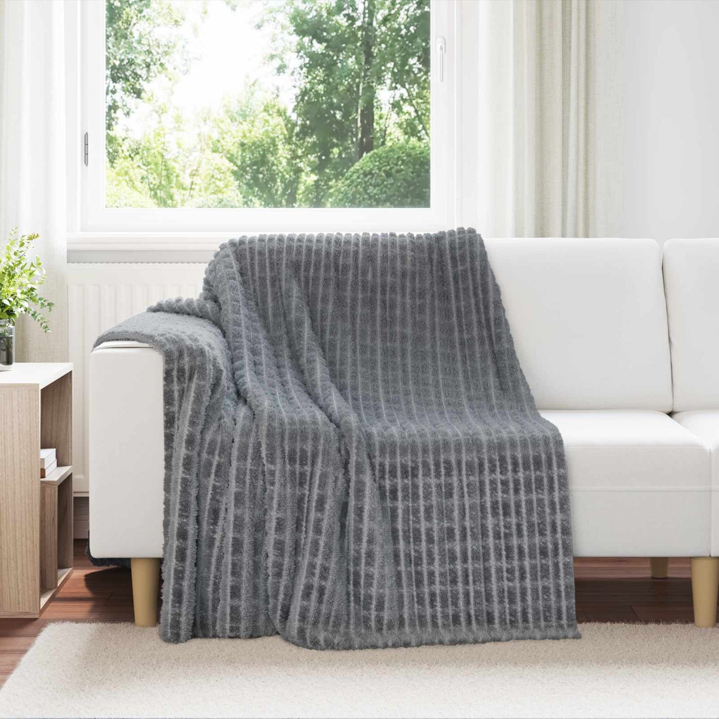 Mesti antklodės 6 pcs Tamsiai pilka 200 x 150 cm Flysas
