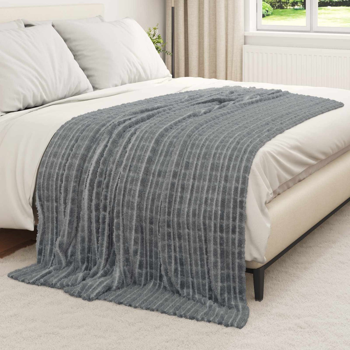 Mesti antklodės 6 pcs Tamsiai pilka 200 x 150 cm Flysas