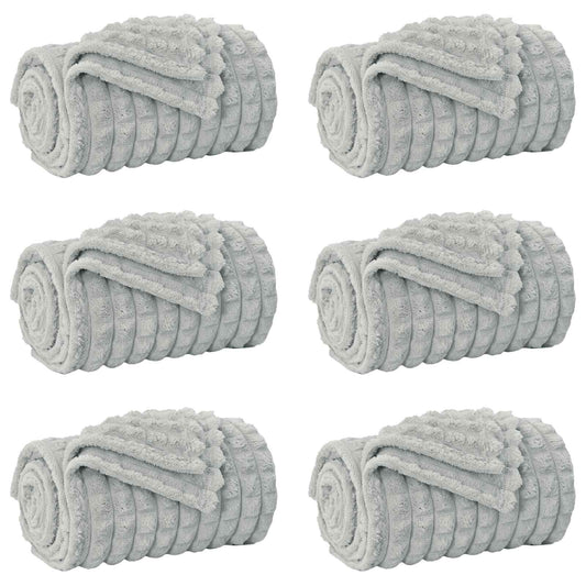 Mesti antklodės 6 pcs Pilka 150 x 130 cm Flysas