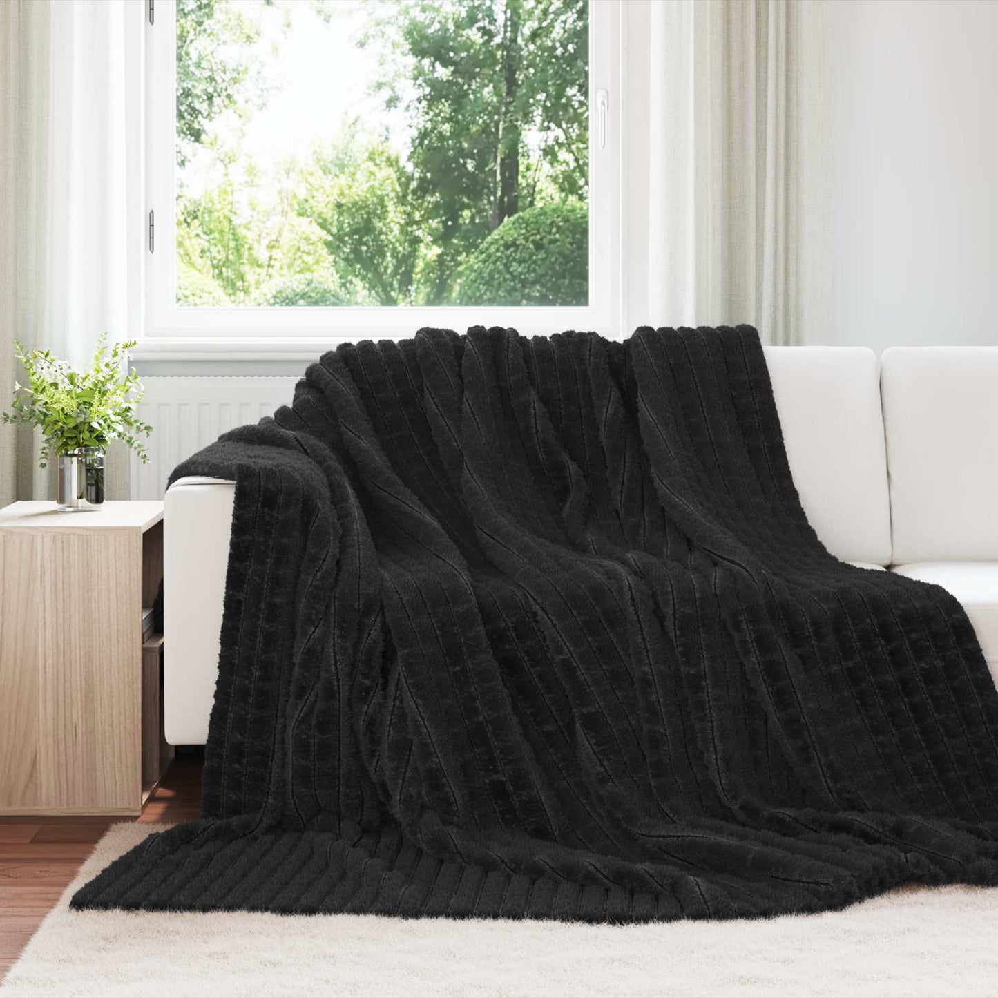 Mesti antklodės 6 pcs Juoda 270 x 240 cm Flysas