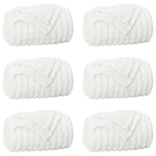 Mesti antklodės 6 pcs Balta 200 x 150 cm Flysas