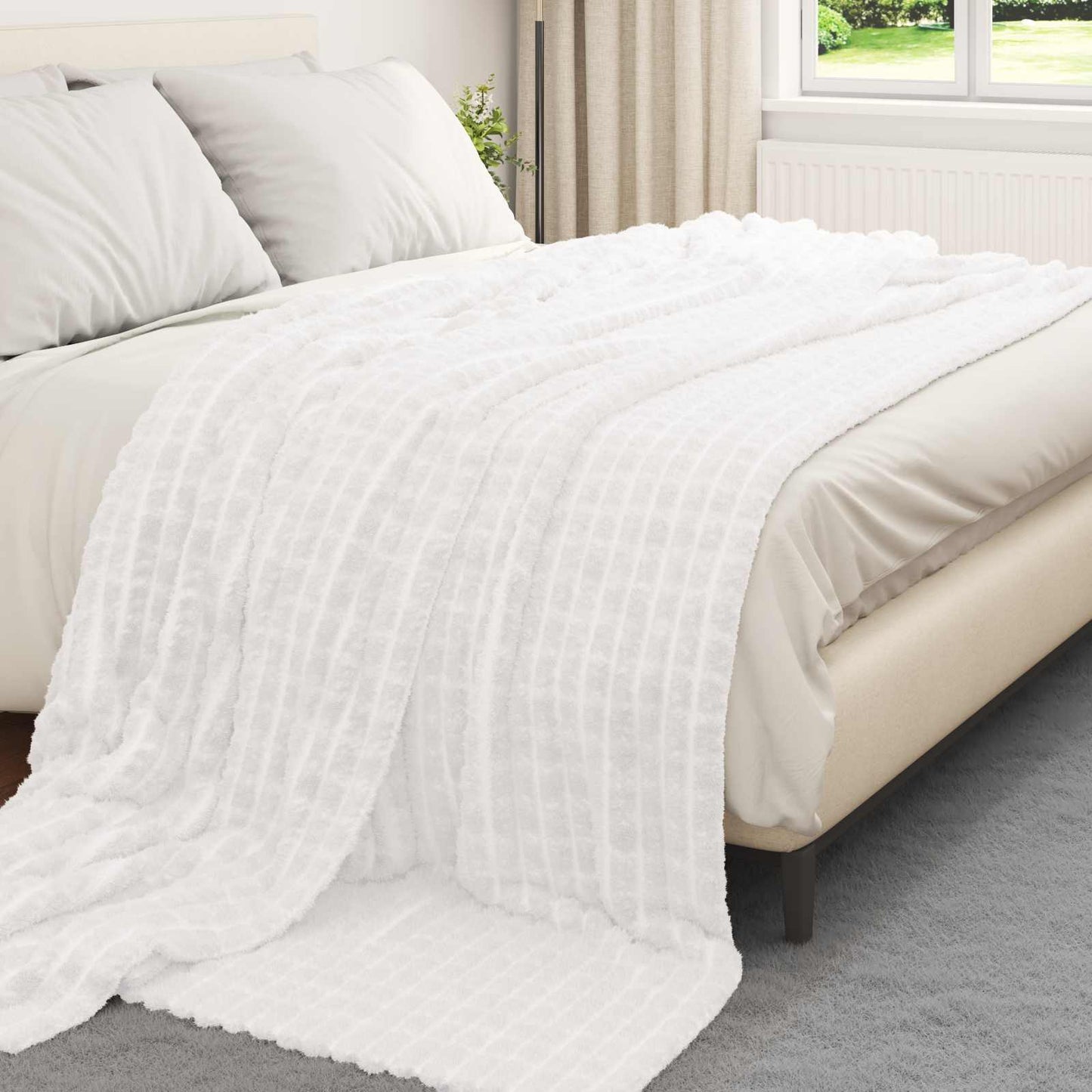 Mesti antklodės 6 pcs Balta 270 x 240 cm Flysas