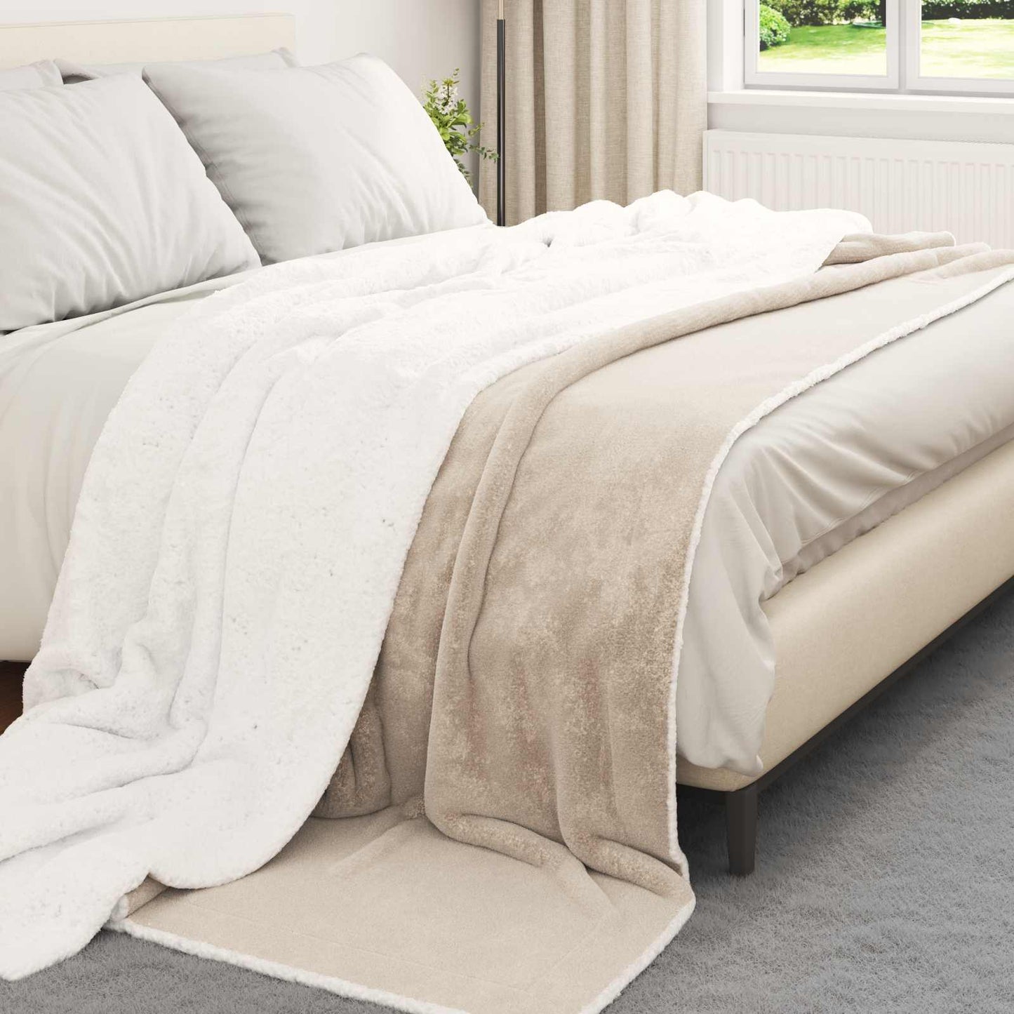 Apklotas Smėlio 240 x 270 cm Flysas