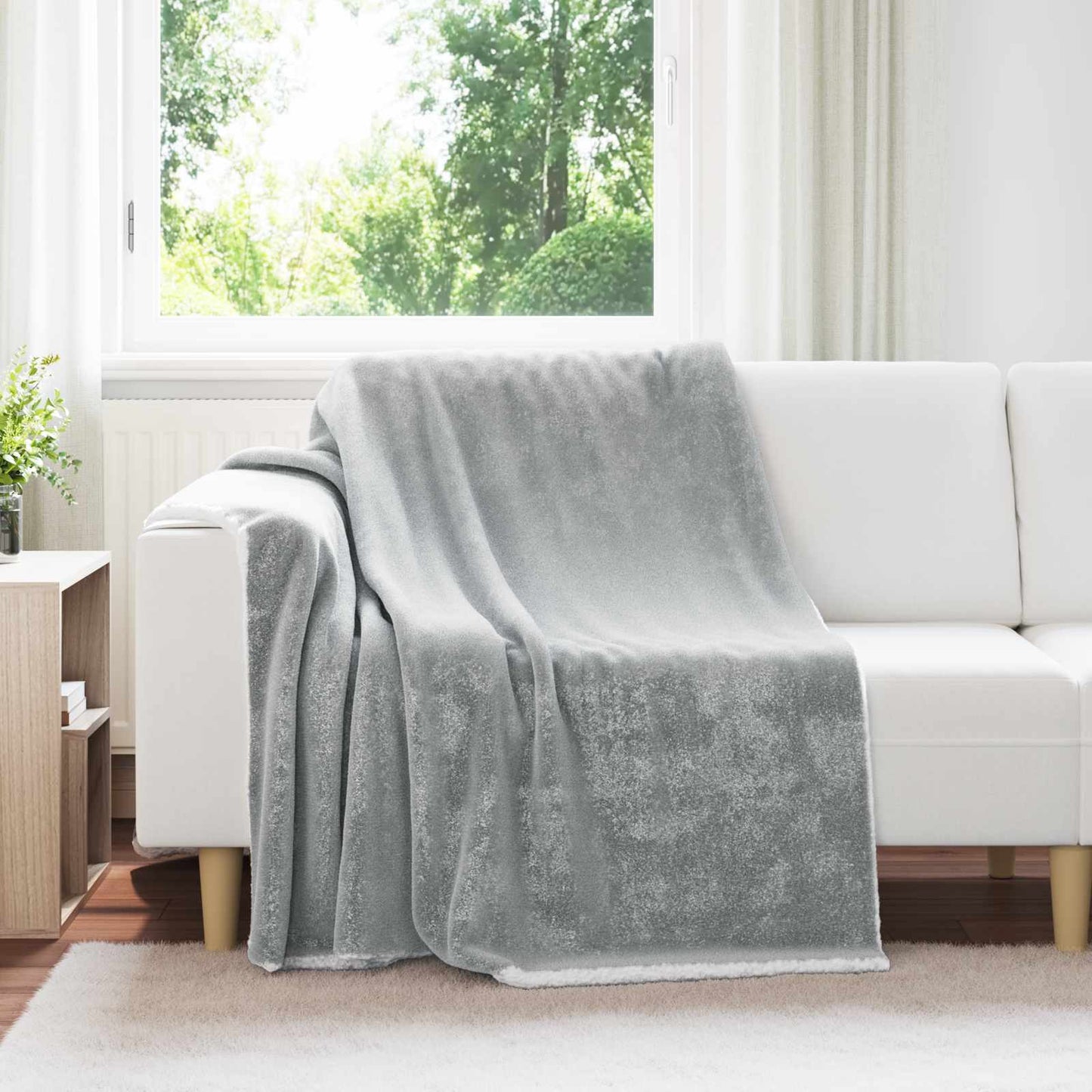 Apklotas Pilka 150 x 200 cm Flysas