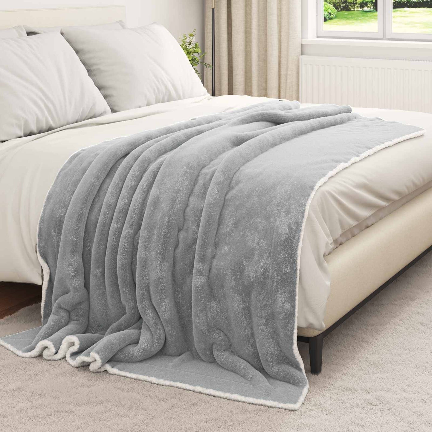 Apklotas Pilka 150 x 200 cm Flysas