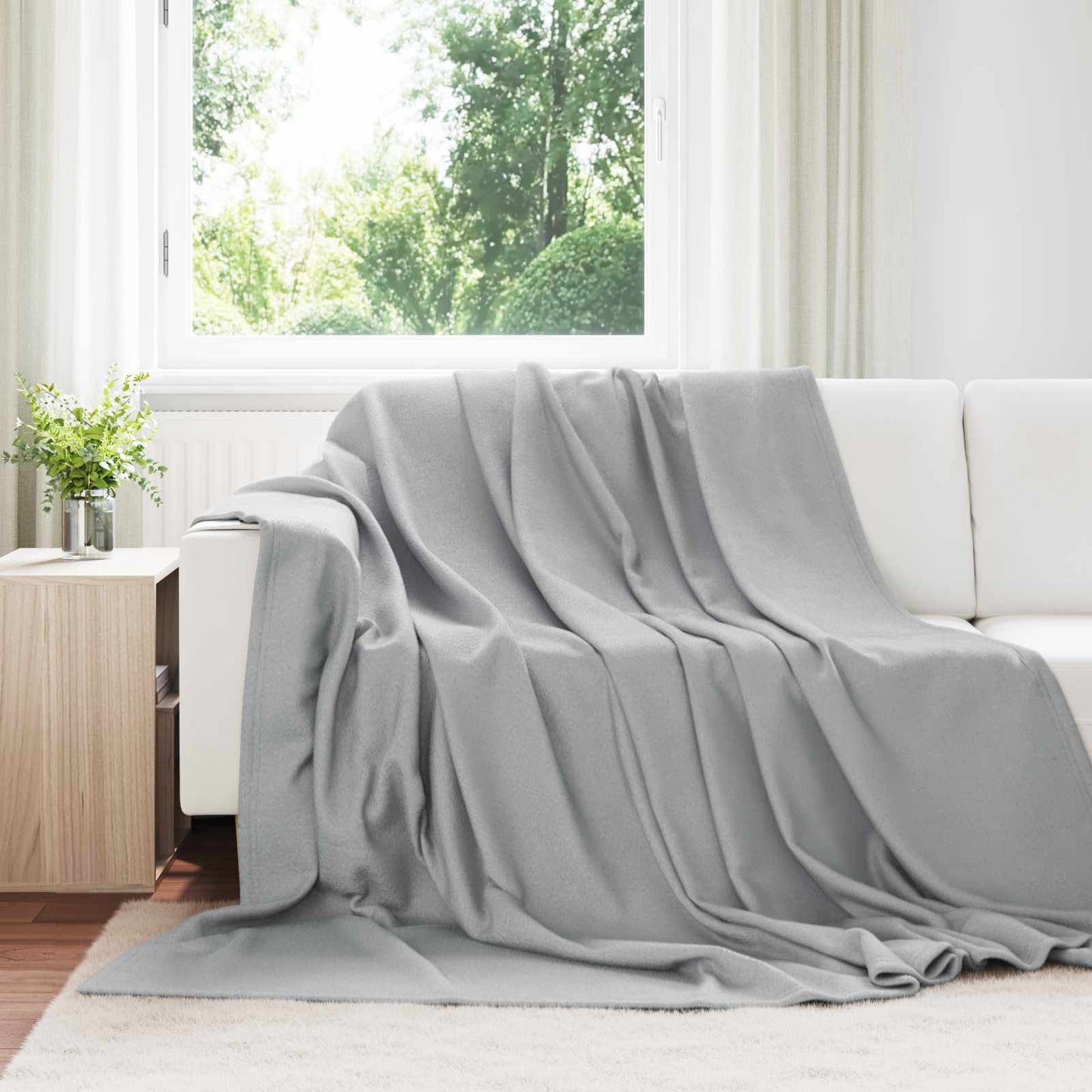 Apklotas Pilka 240 x 220 cm Flysas