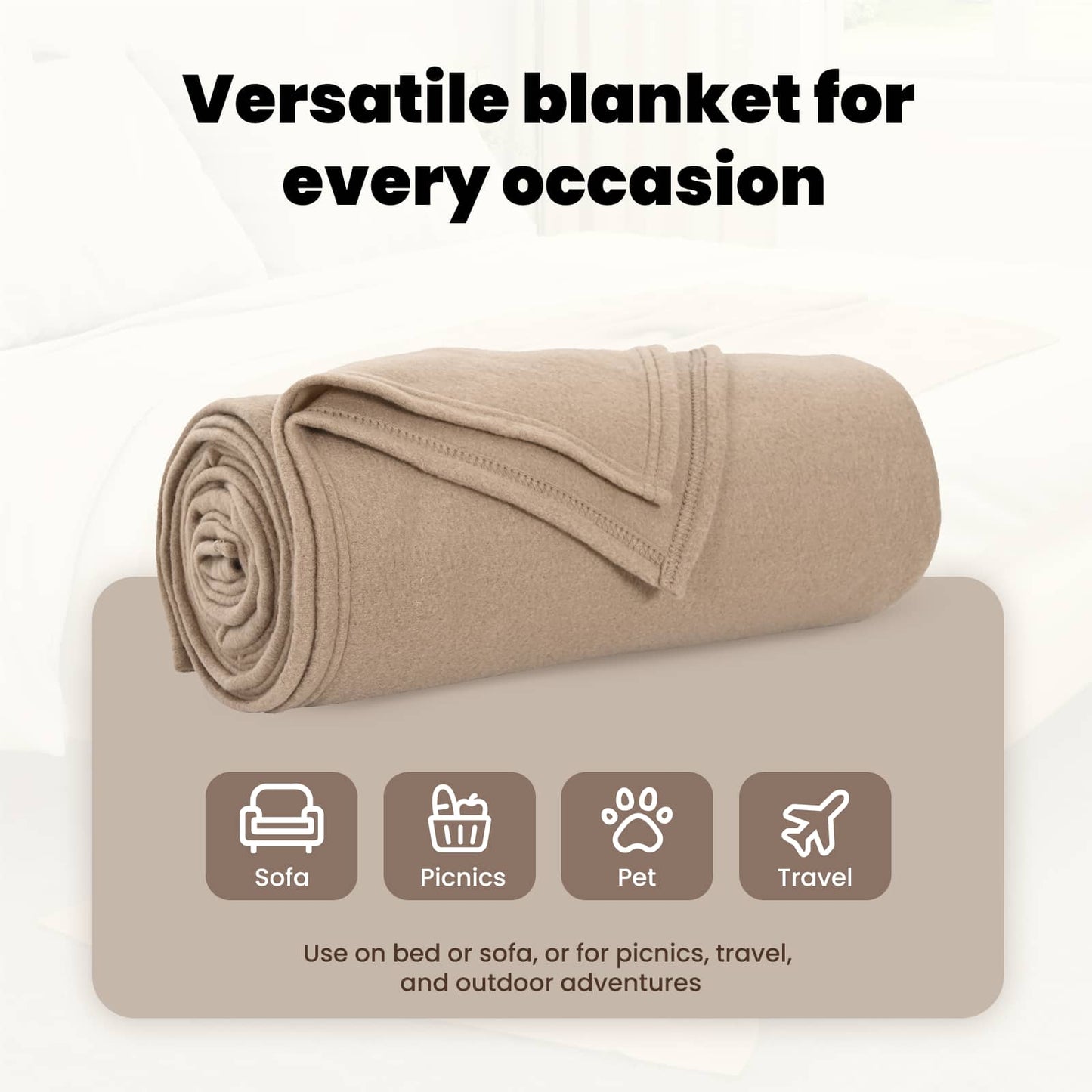 Mesti antklodės 6 pcs Kupranugario 200 x 150 cm Flysas