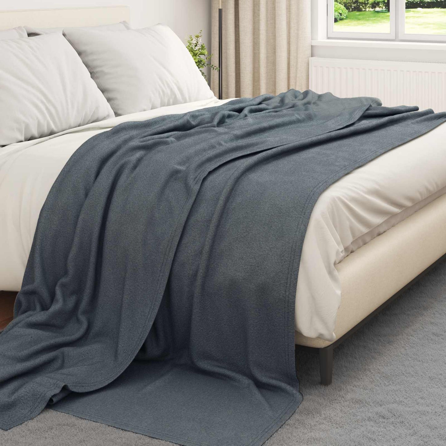 Mesti antklodės 6 pcs Tamsiai pilka 240 x 220 cm Flysas