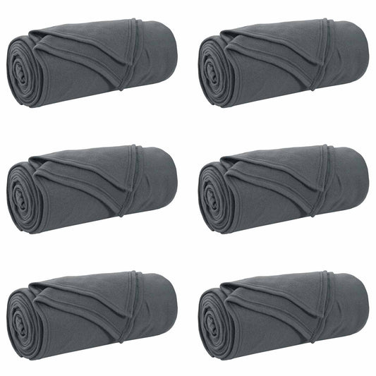 Mesti antklodės 6 pcs Tamsiai pilka 240 x 220 cm Flysas